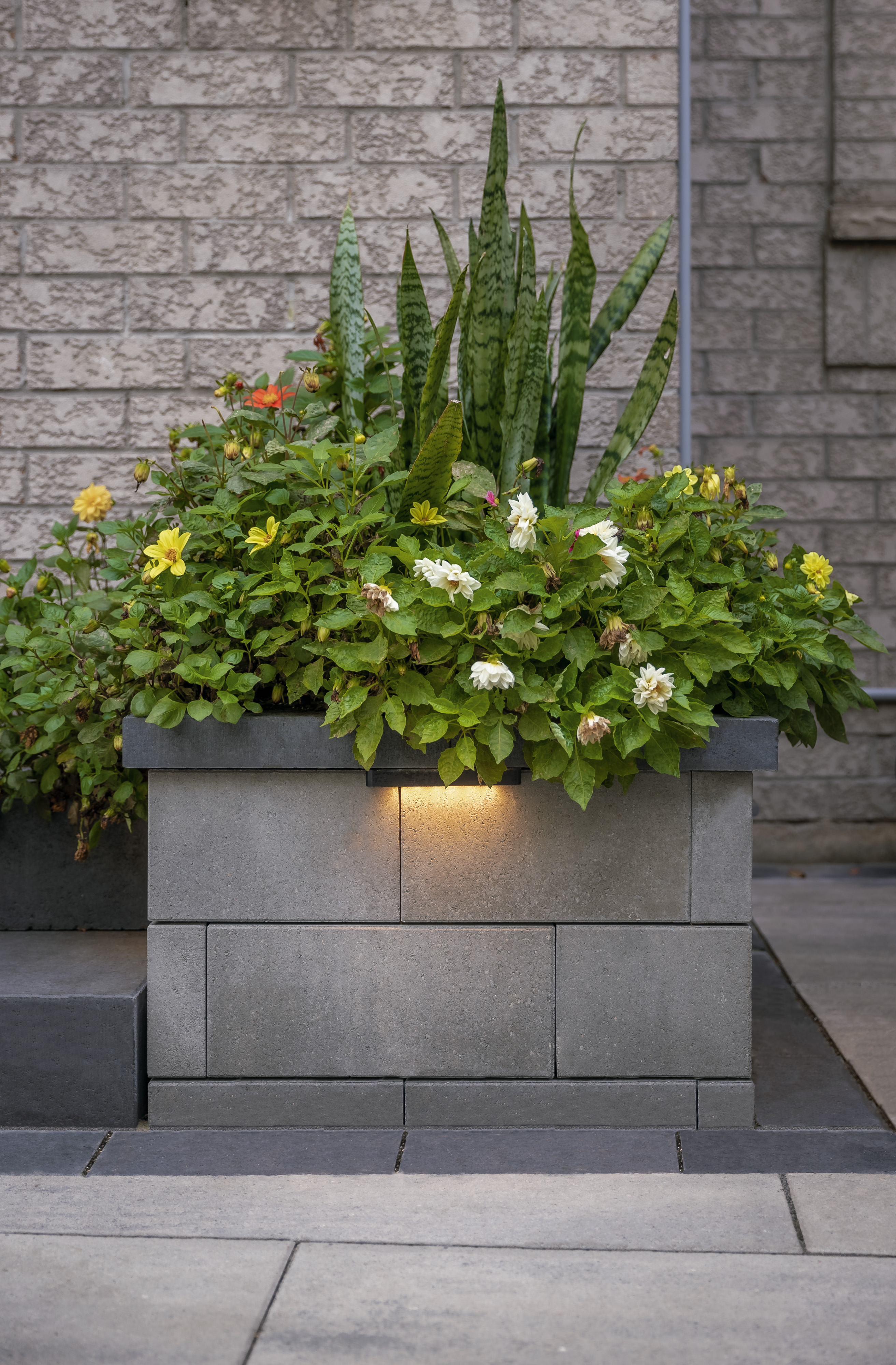 Structural hardscape installation